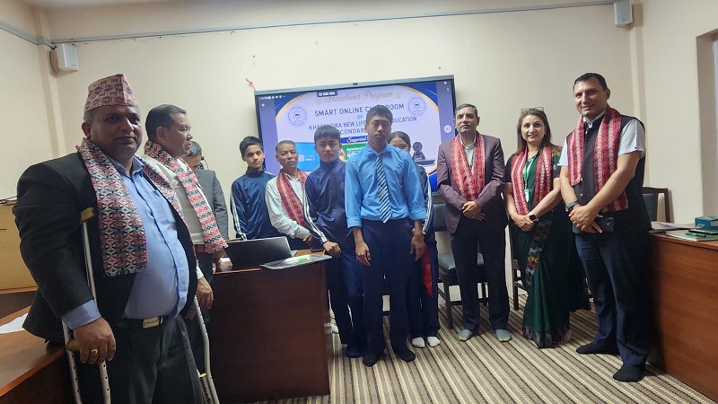 ADBL Donates digital smart board CSR