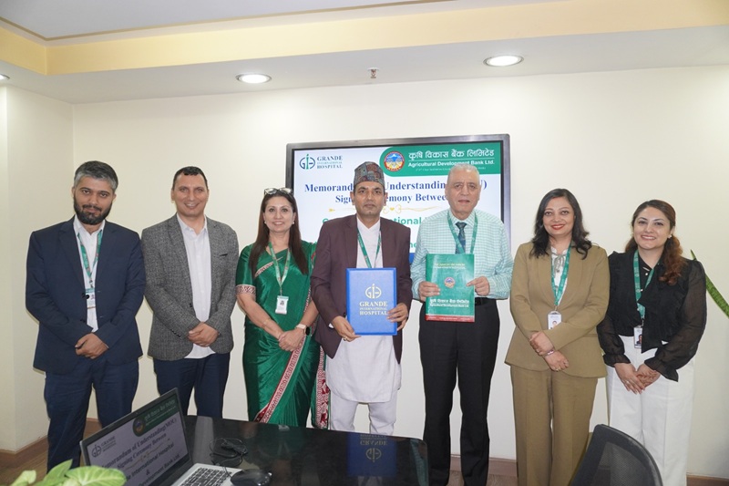 Agriculture Development Bank and Grande International Hospital Sign MoU for Healthcare and Banking Discounts