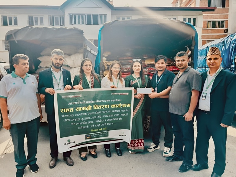 ADBL Provides NPR 1 Million in Relief Supplies to Flood Victims