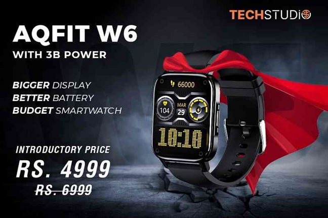 Aqfit Unveils New Wearable W9 BT Calling Smart Watch