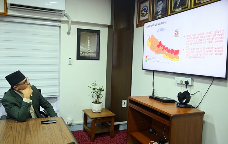 Nepal Issues High Alert: Acting PM Dr. Swarnim Wagle Reviews Monsoon Risks and Preparedness