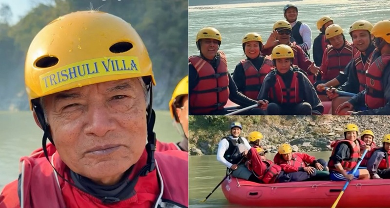 Age No Barrier to River Rafting
