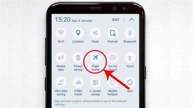 airplane mode android