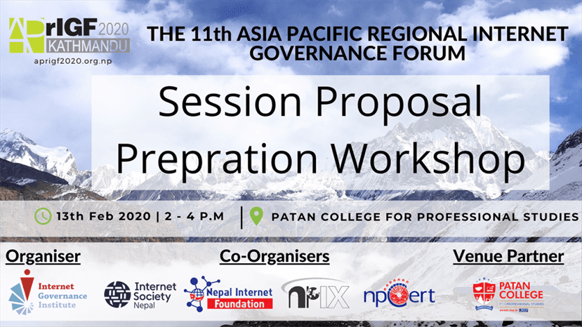 APrIGF 2020 Session Proposal Preparation Workshop