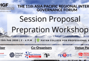 APrIGF 2020 Session Proposal Preparation Workshop