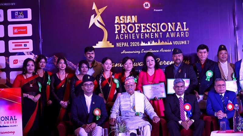 Asian Professional Achievement Awards 2026 Honors Top Industrial and Business Leaders in Kathmandu