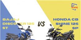 Bajaj Discover 125 ST vs Honda CB Shine SP