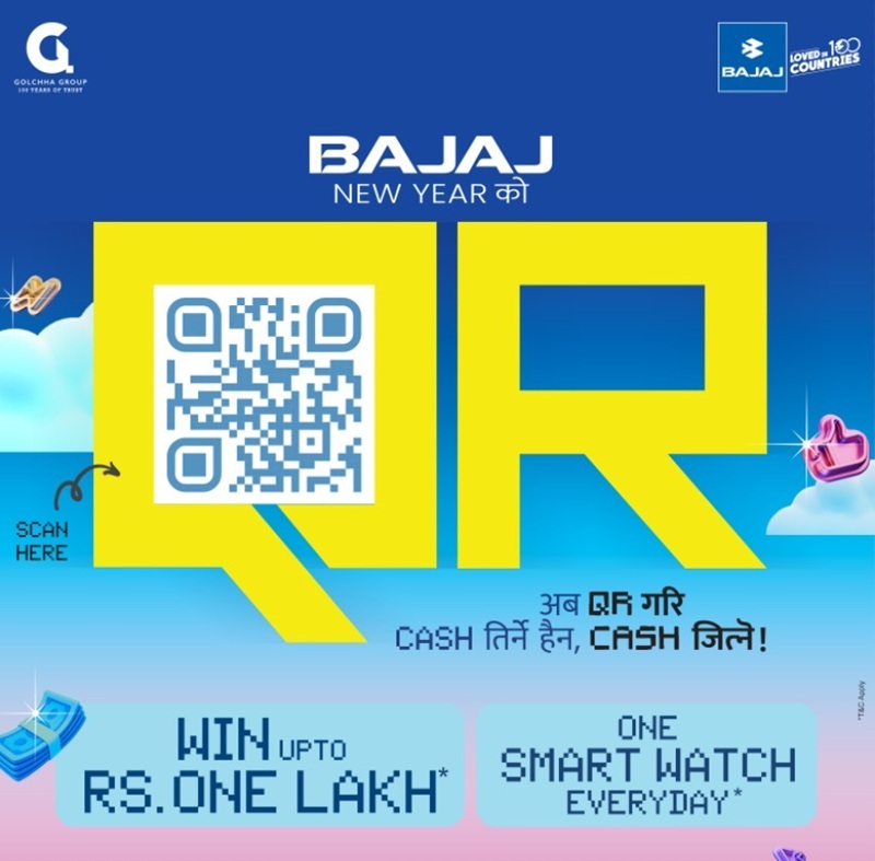 Bajaj QR Campaign Kathmandu
