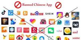Ban on Chinese Apps