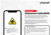 Be aware of Unknown SMS and Calls Security Tips By Vianet