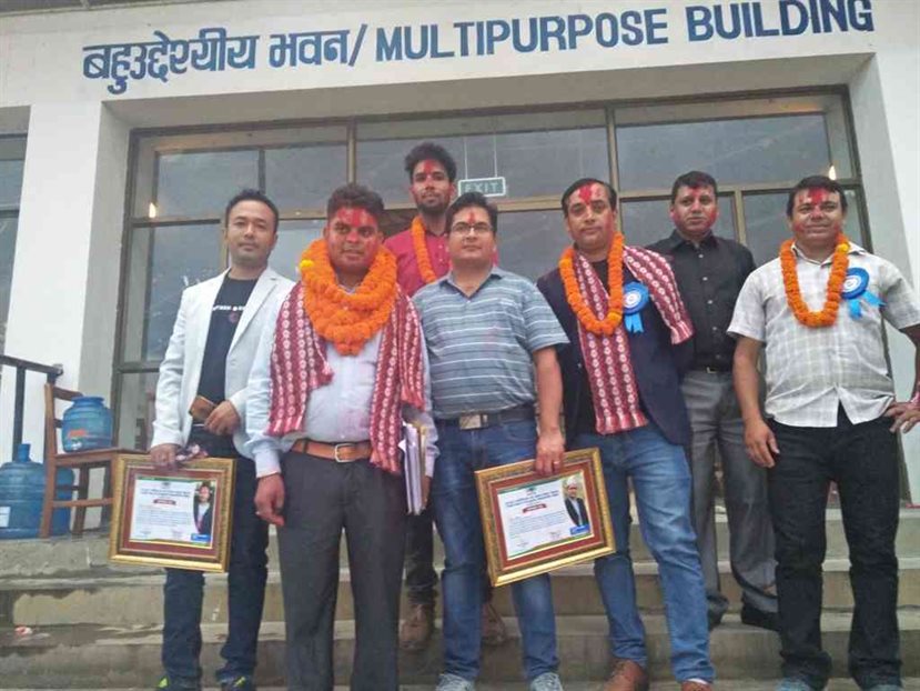 Bikash Panta Elected Newly President Of CAN Federation Kavre Chapter