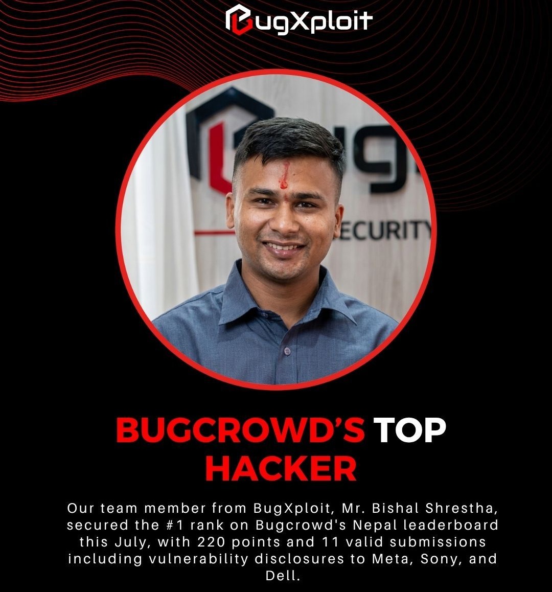 Bishal Shrestha Tops Bugcrowd Leaderboard: Nepali Hacker Shines Globally
