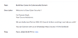 Career in Cybersecurity Domain
