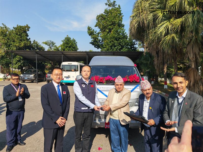 Chinese Embassy Donates Vehicle