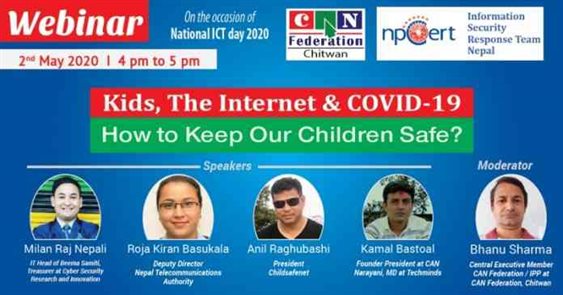 Bharatpur To Host Webinar On Kids The Internet and Covid-19