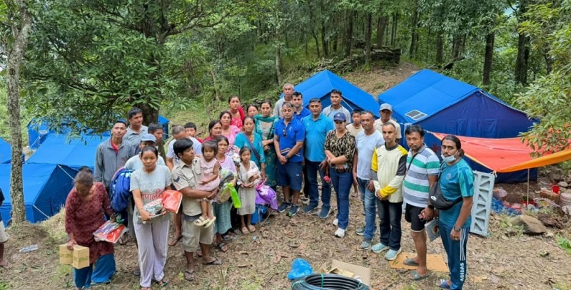 Citizen Life Insurance Leaders Mobilize Relief Drive for Flood Victims in Nuwakot