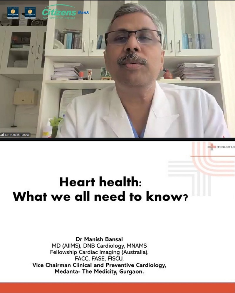 Citizens Bank International Conducts Health Awareness Webinar on Cardiovascular Diseases