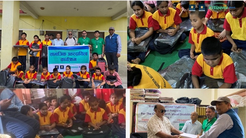 Citizens Bank Provides Braille Educational Materials to Visually Impaired Students