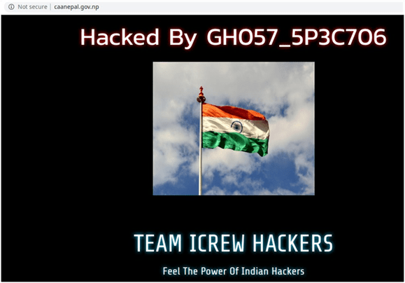 Civil AviationCivil Aviation Authority Webportal Hacked By ICREW HACKERS
