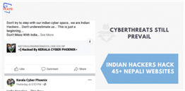 Cyberthreat Prevails as Indian Hackers Hack 45+ Nepali Websites