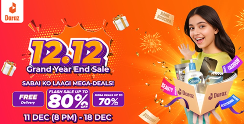 Daraz Nepal 12.12 Grand Year