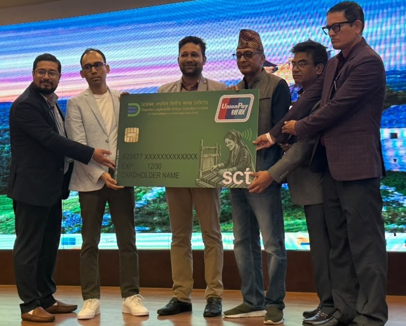 Deprosc Laghubitta Partners SCT to Launch First Microfinance Card Service in Nepal