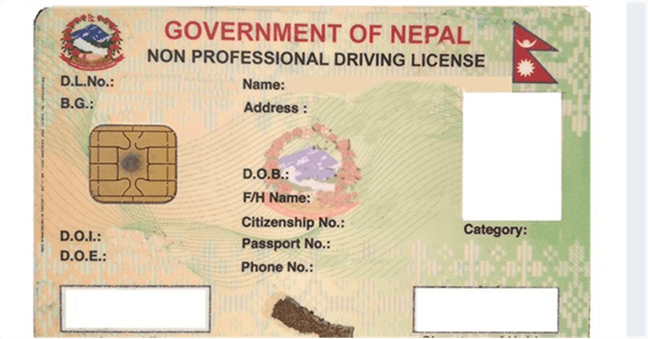 Driving License Nepal