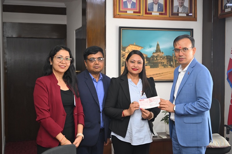 Everest Hospital Pvt Ltd Contributes Financial Aid and Free Healthcare Services for Rasuwa Flood Victims
