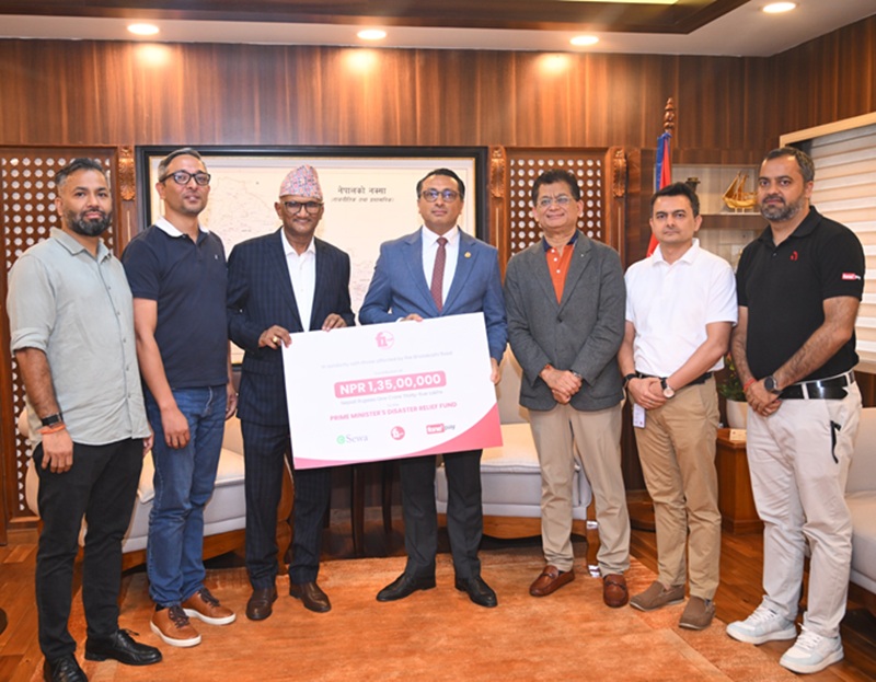 F1Soft Group Contributes Rs. 1.35 Crore to PM Disaster Relief Fund for Flood Victims