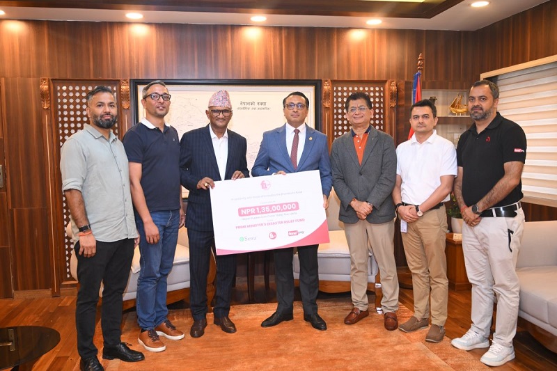 F1Soft Group Contributes 13.5 Million Rupees and Facilitates 2.287 Billion Rupees in Public Relief Collections