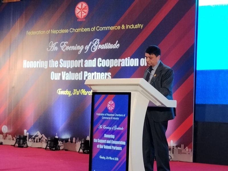 FNCCI President Dhakal Bridge