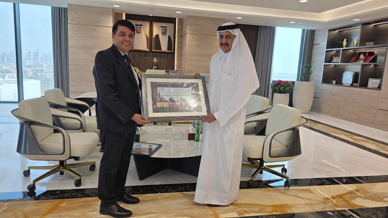 FNCCI President Meet Qatar Chamber Chairman