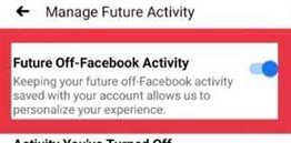Future Off-Facebook Activity