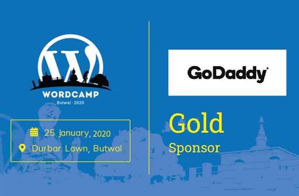 GOLD sponsor of WordCamp Butwal 2020