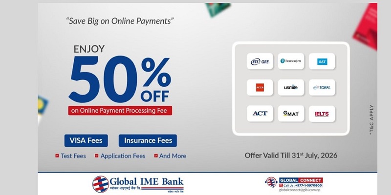 Global IME Bank Offers discount