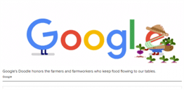Google Doodle Thanks Farmers,
