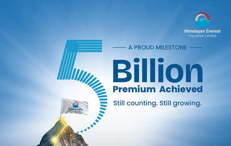 Himalayan Everest Insurance Crosses Rs. 5 Billion Premium Milestone