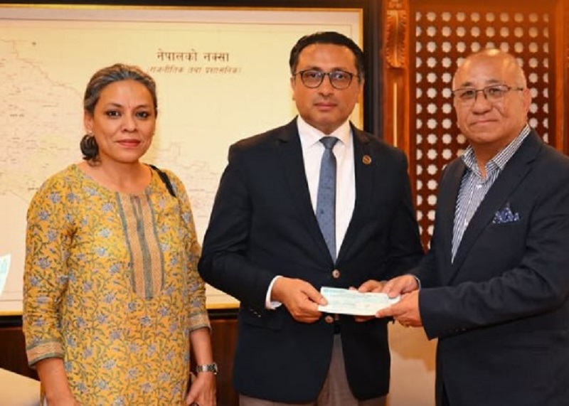 Himalayan Everest Insurance Contributes Over 3.3 Million Rupees for Flood Relief