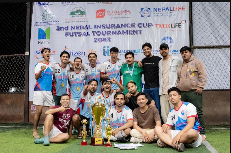 Himalayan Everest Insurance Wins Second Nepal Insurance Futsal Cup