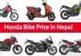 Honda Bikes Price in Nepal in 2020