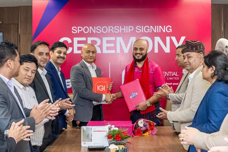 IGI Prudential Insurance Partners with Janakpur Bolts for Player Insurance and Corporate Collaboration
