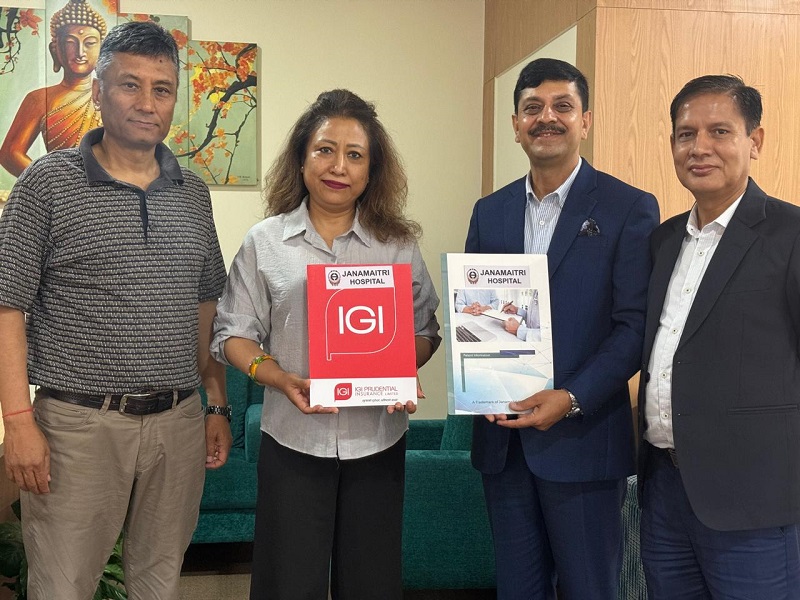 IGI Prudential Insurance Limited and Janamaitri Hospital Sign Cashless Hospitalization Service Agreement