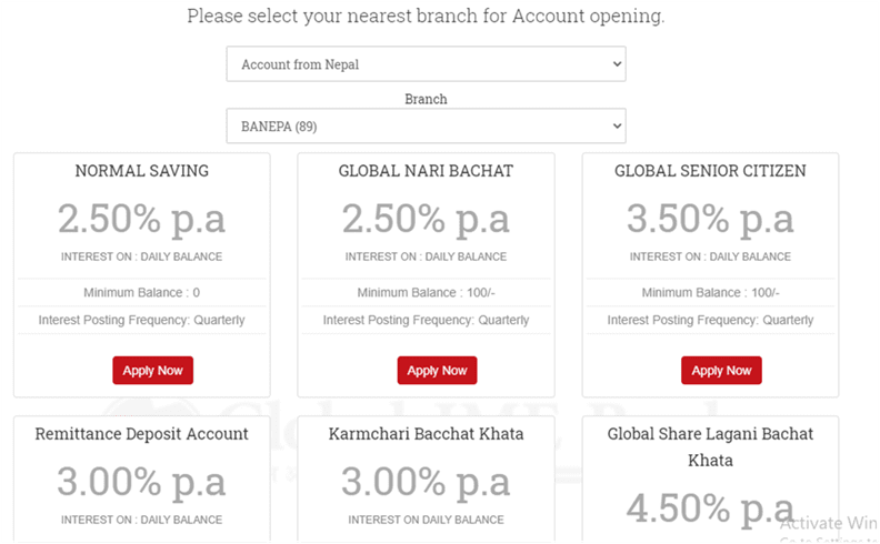 Ime Bank Online Account Opening