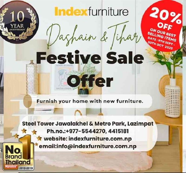 Index Furniture Nepal Offer