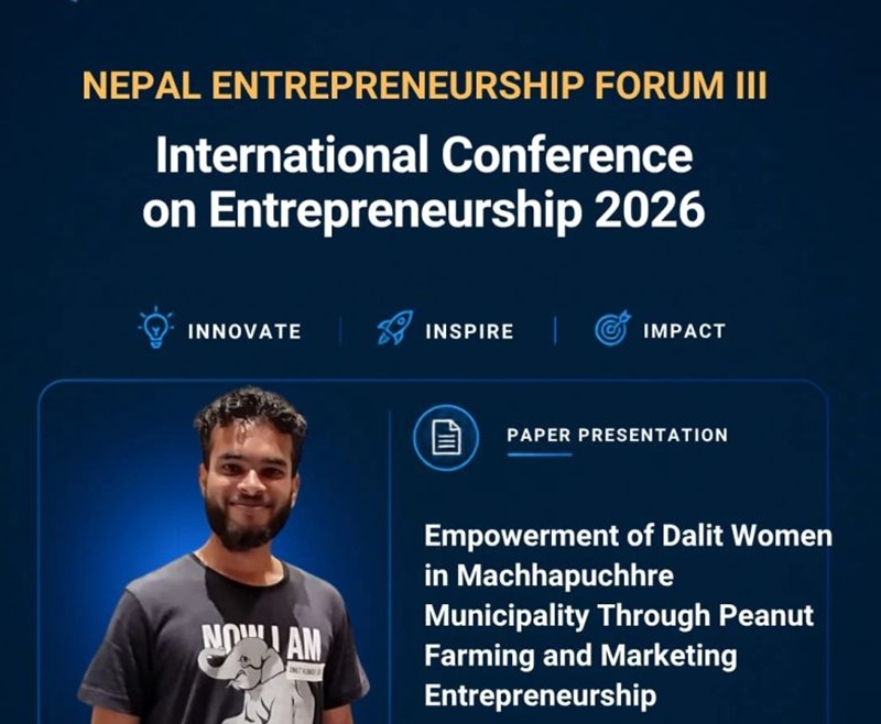 International Conference on Entrepreneurship 2026 to Host Regional Researchers in Kathmandu