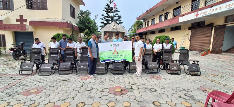KSBBL Donates Donor Beds Red Cross