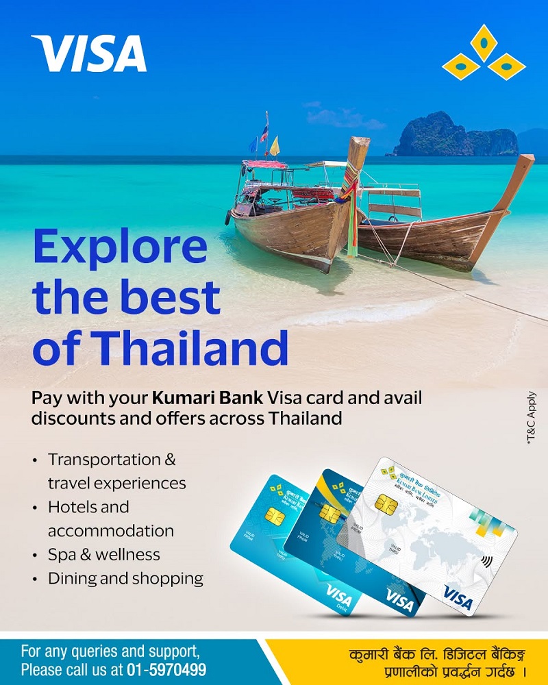 Kumari Bank Limited Partners via Visa to Launch Premium Travel Privileges and Retailing Rewards Across Thailand
