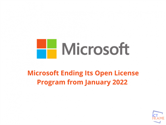 Microsoft Ending Open License Program