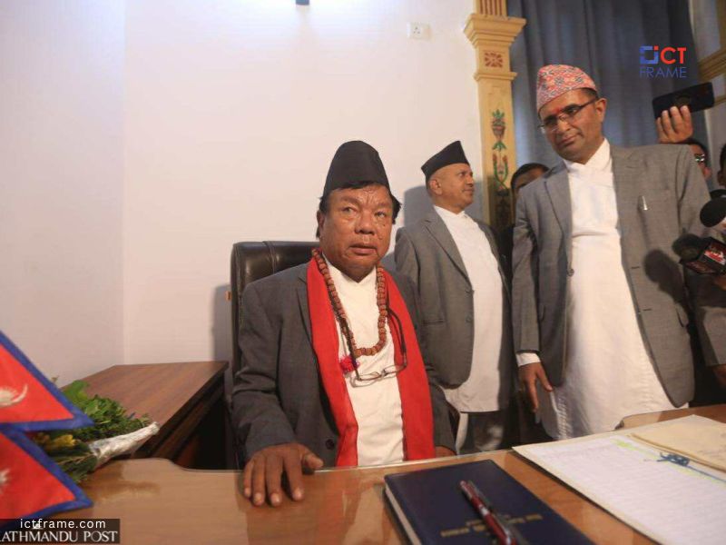 Minister Mahabir Pun