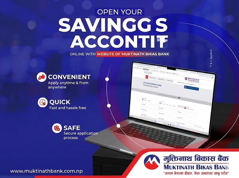 Muktinath Bank Online Account Opening